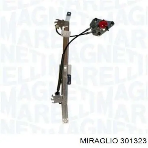 Do koszyka 301323 Miraglio Mechanizm podnoszenia szyby drzwi tylnych lewych