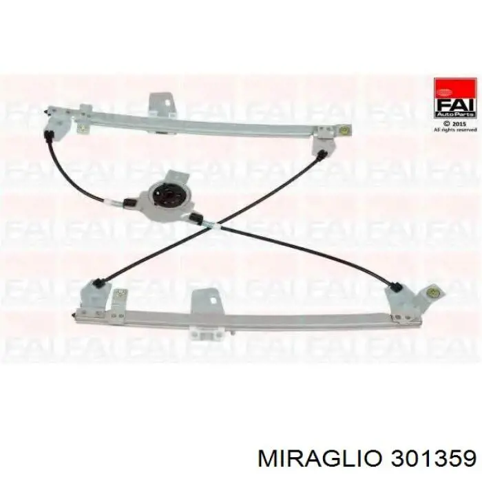 Do koszyka 301359 Miraglio Mechanizm podnoszenia szyby drzwi przednich prawych