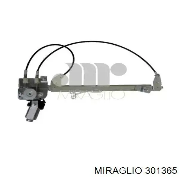 301365 Miraglio Mechanizm podnoszenia szyby drzwi tylnych prawych