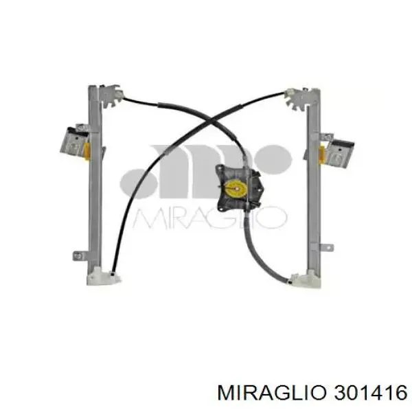 301416 Miraglio Mechanizm podnoszenia szyby drzwi przednich lewych