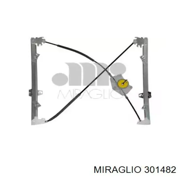Mechanizm podnoszenia szyby drzwi przednich lewych Miraglio 301482 cena, od 63,70 USD