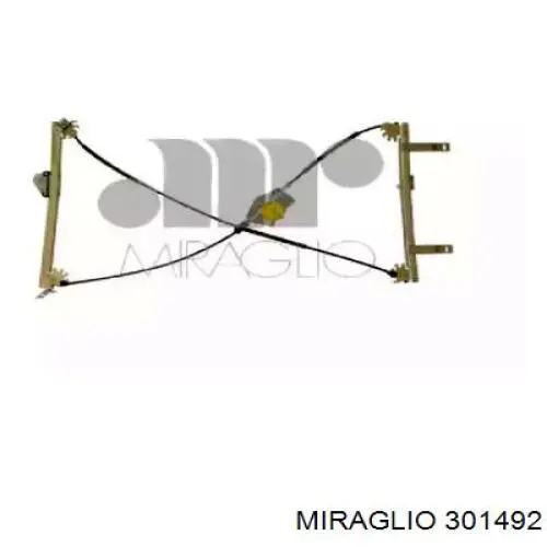 Do koszyka 301492 Miraglio Mechanizm podnoszenia szyby drzwi przednich prawych