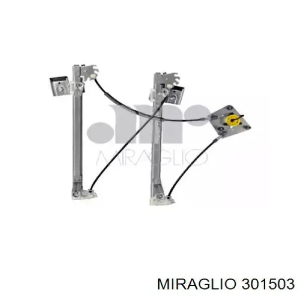 Do koszyka 301503 Miraglio Mechanizm podnoszenia szyby drzwi przednich lewych