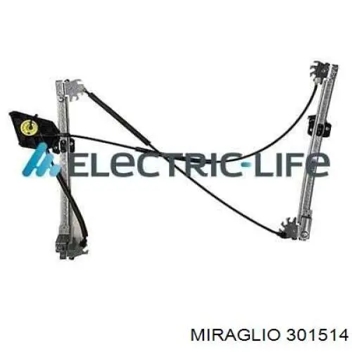 Mechanizm podnoszenia szyby drzwi przednich prawych Miraglio 301514 cena, od 52,09 USD