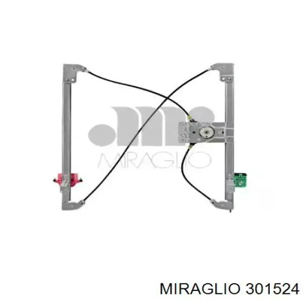 Mechanizm podnoszenia szyby drzwi przednich prawych Miraglio 301524 cena, od 86,79 USD