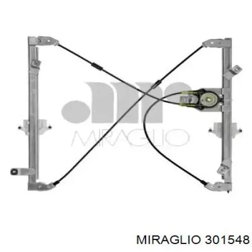 Mechanizm podnoszenia szyby drzwi przednich prawych Miraglio 301548 cena, od 57,89 USD