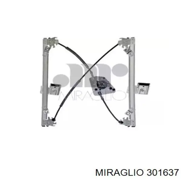 Do koszyka 301637 Miraglio Mechanizm podnoszenia szyby drzwi przednich lewych