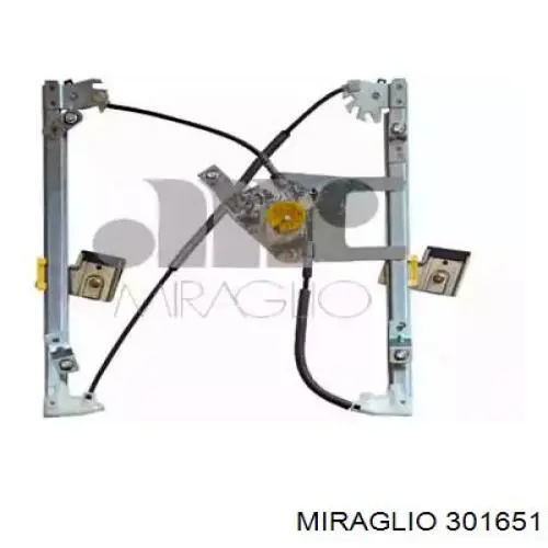 Do koszyka 301651 Miraglio Mechanizm podnoszenia szyby drzwi przednich lewych