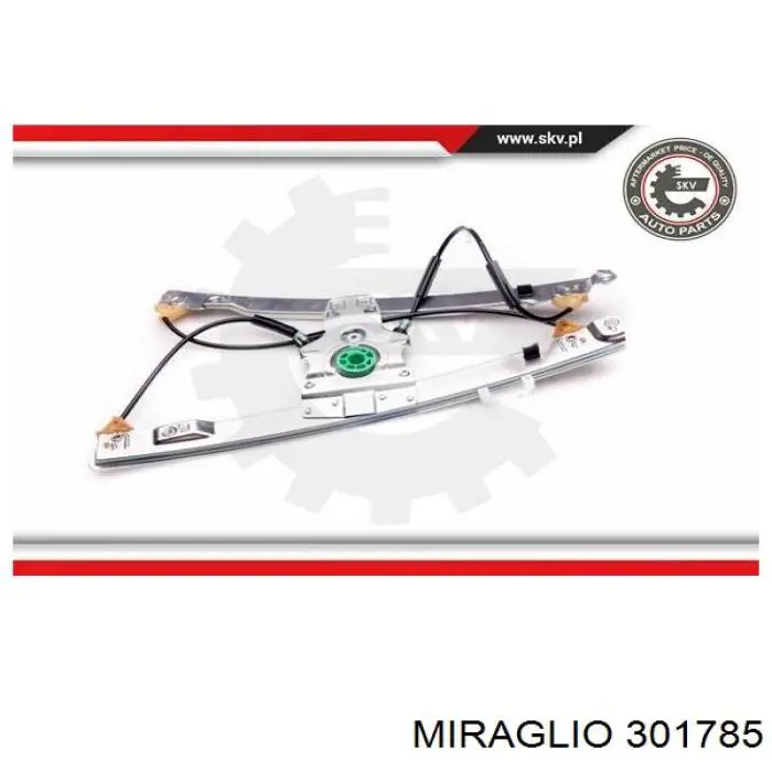 Mechanizm podnoszenia szyby drzwi przednich lewych Polcar 2334PSG1 cena, od 39,52 USD