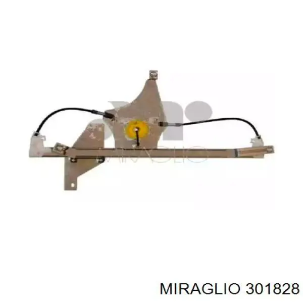 301828 Miraglio Mechanizm podnoszenia szyby drzwi przednich prawych