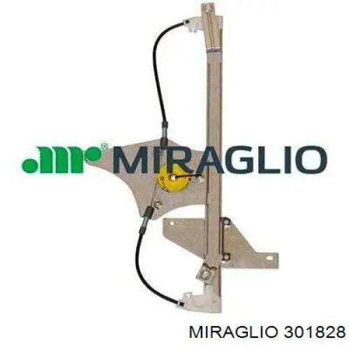 Mechanizm podnoszenia szyby drzwi przednich prawych Miraglio 301828 cena, od 76,36 USD