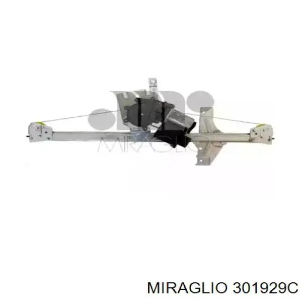 Mechanizm podnoszenia szyby drzwi przednich lewych Miraglio 301929C cena, od 98,75 USD