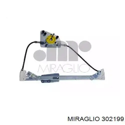 302199 Miraglio Mechanizm podnoszenia szyby drzwi tylnych lewych