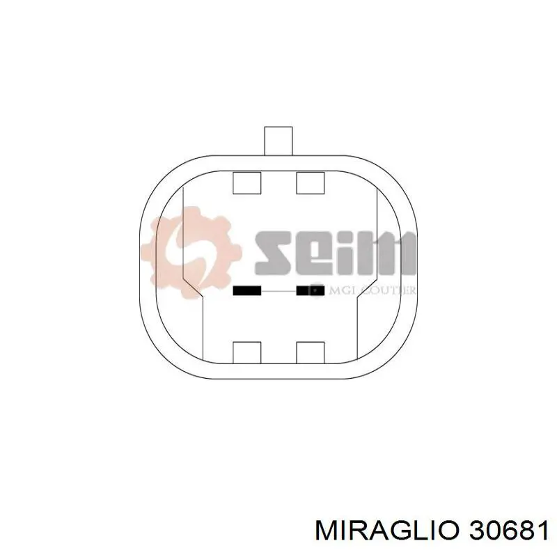 Do koszyka 30681 Miraglio Mechanizm podnoszenia szyby drzwi przednich lewych