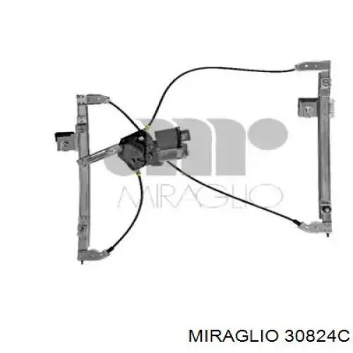 Do koszyka 30824C Miraglio Mechanizm podnoszenia szyby drzwi przednich lewych