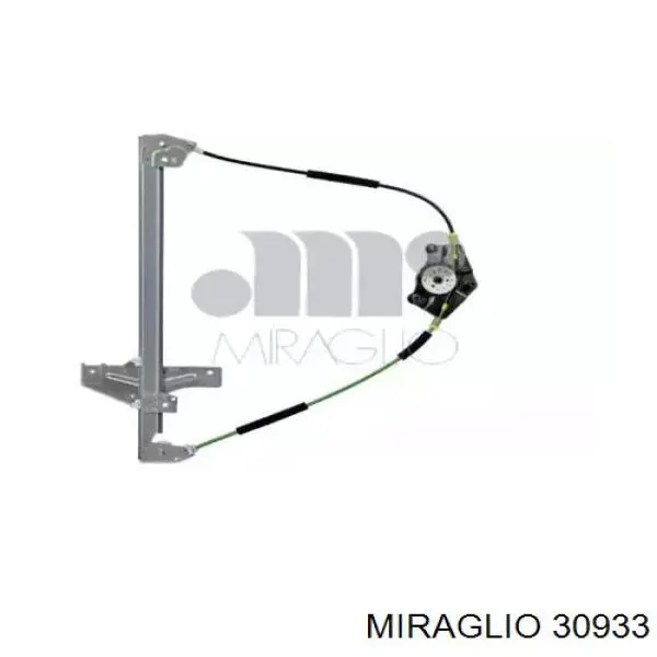 30933 Miraglio Mechanizm podnoszenia szyby drzwi przednich prawych