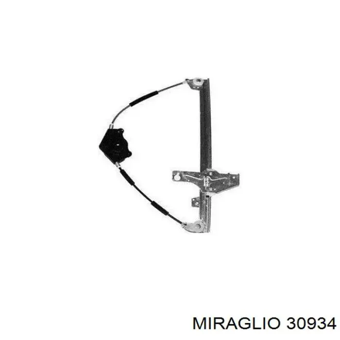 Mechanizm podnoszenia szyby drzwi przednich lewych Miraglio 30934 cena, od 44,27 USD