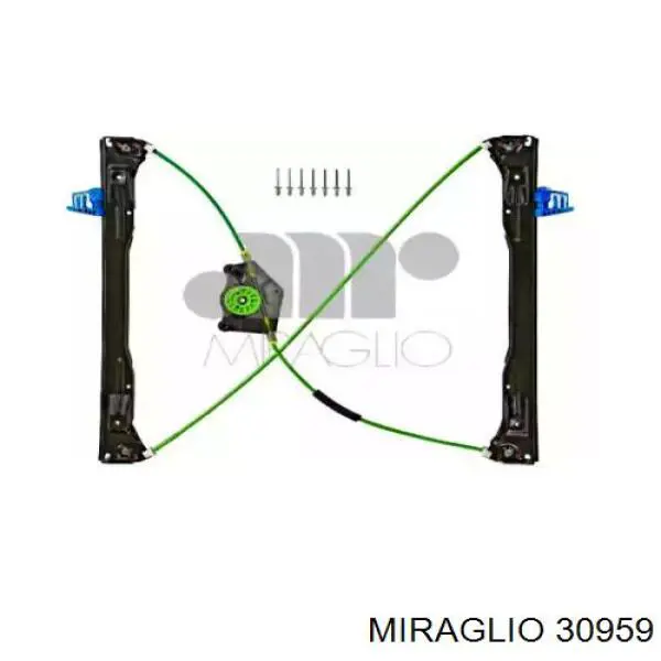 Do koszyka 30959 Miraglio Mechanizm podnoszenia szyby drzwi przednich prawych