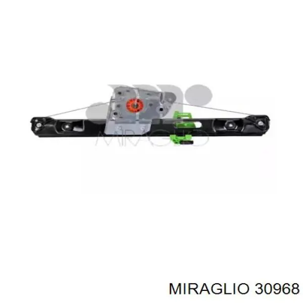 Do koszyka 30968 Miraglio Mechanizm podnoszenia szyby drzwi tylnych lewych