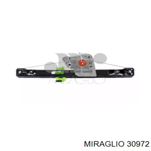 Do koszyka 30972 Miraglio Mechanizm podnoszenia szyby drzwi tylnych lewych
