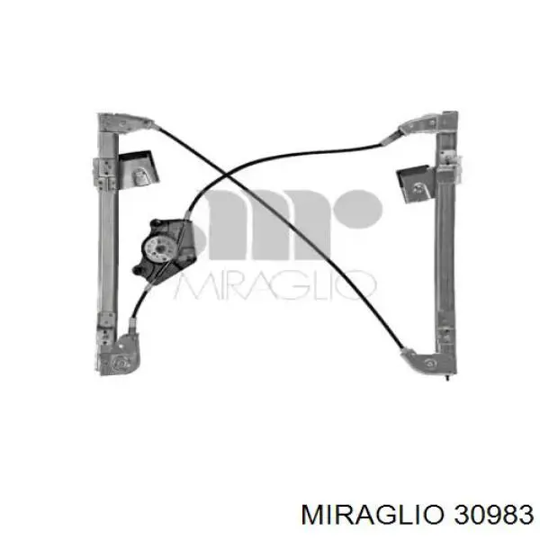 Do koszyka 30983 Miraglio Mechanizm podnoszenia szyby drzwi przednich prawych