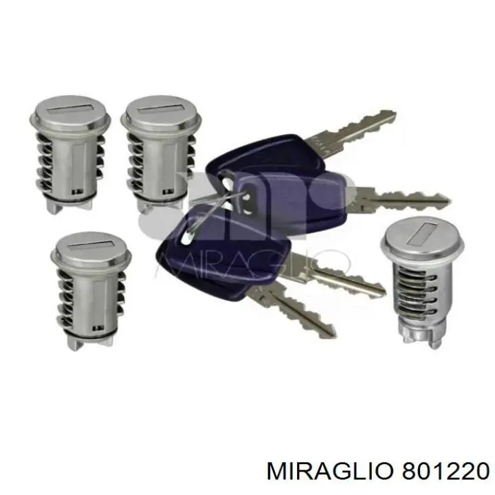 Do koszyka Zestaw wkładek zamków Fiat Doblo I 223