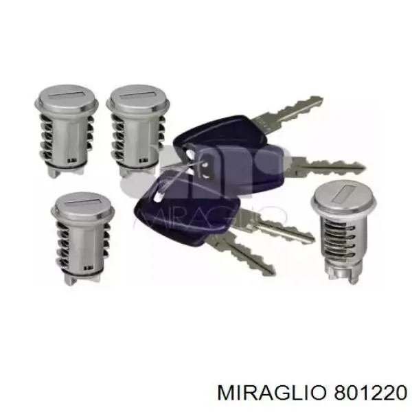 Zestaw wkładek zamków 350105009600 Magneti Marelli