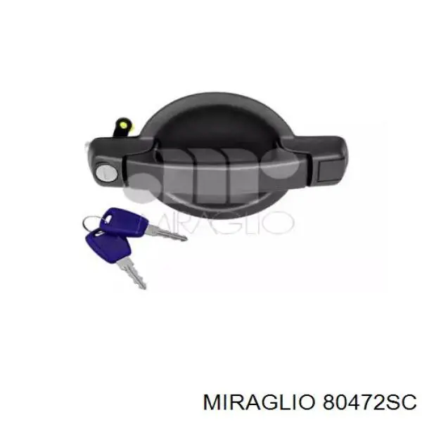 Do koszyka 735363993 Fiat/Alfa/Lancia Klamka drzwi bocznych przesuwnych zewnętrzna
