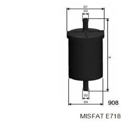 E718 Misfat Filtr paliwa