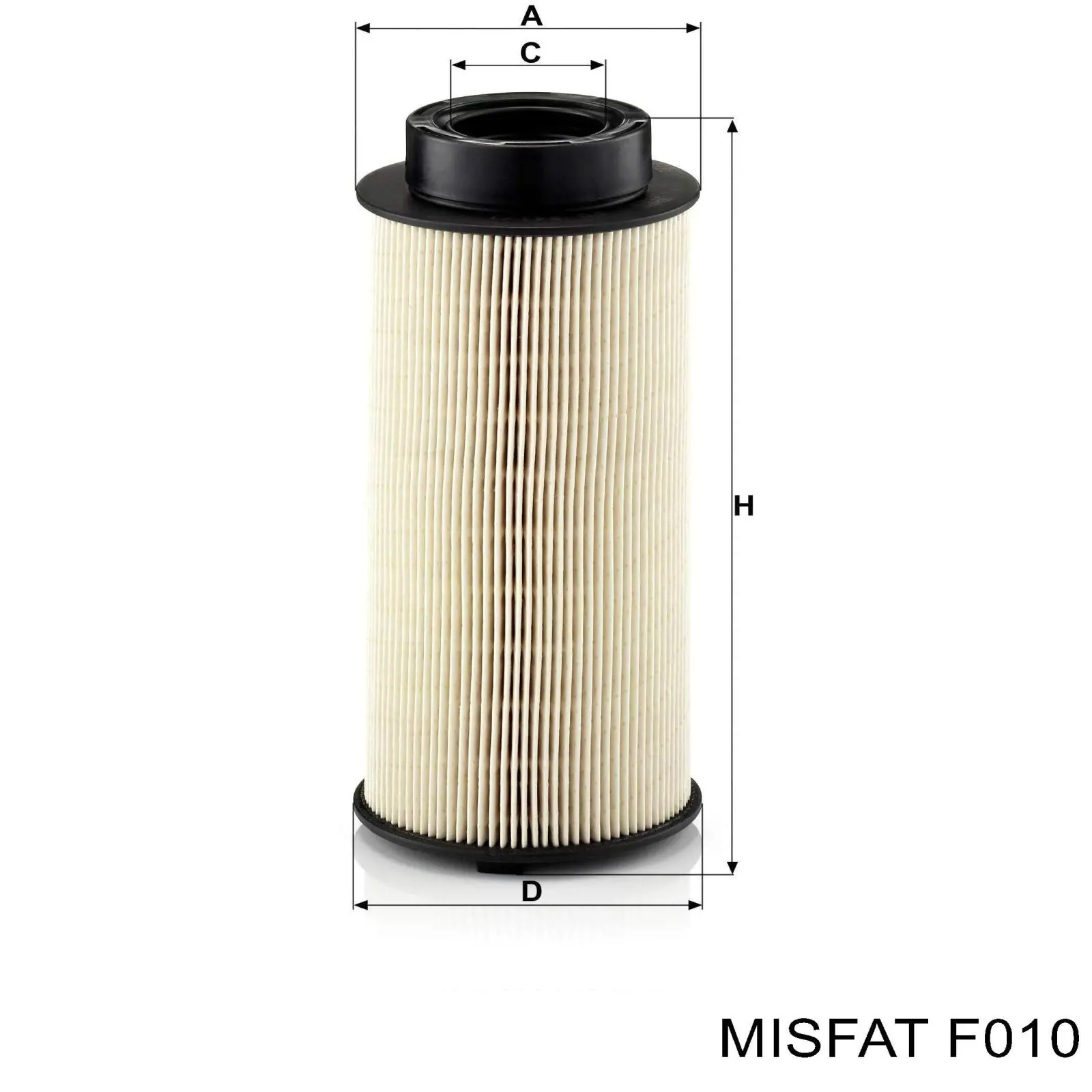 Filtr paliwa Misfat F010 cena, od 19,53 USD