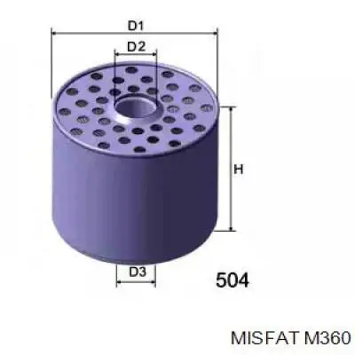 Filtr paliwa Misfat M360 cena, od 5,58 USD