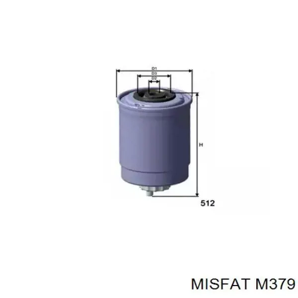 M379 Misfat Filtr paliwa