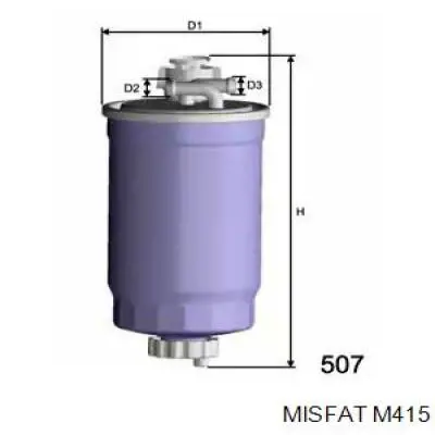 M415 Misfat Filtr paliwa