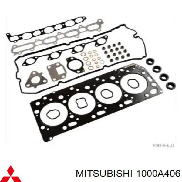 Zestaw uszczelek silnika górny Mitsubishi 1000A406 cena, od 121,71 USD