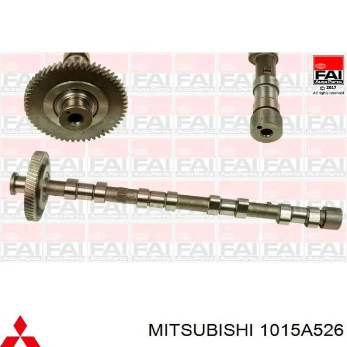 Wał rozrządu silnika wylotowy, wydechowy Mitsubishi 1015B008 cena, od 282,26 USD