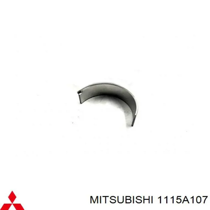 1115A107 Mitsubishi Panewki korbowodowe wału korbowego, zestaw, 2. naprawa (+0,50)
