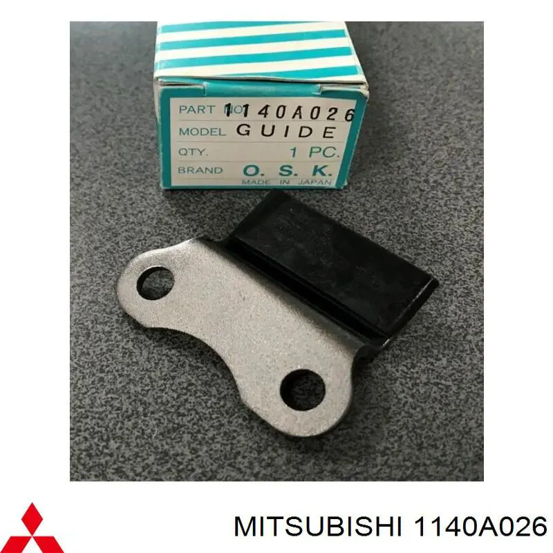 Tłumik drgań łańcucha rozrządu górny (głowica cylindrów) Mitsubishi 1140A026 cena, od 12,17 USD