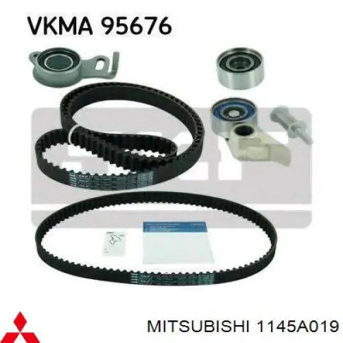 Pasek rozrządu Mitsubishi 1145A019 cena, od 37,96 USD