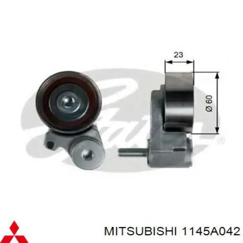 1145A042 Mitsubishi Rolka napinacza paska rozrządu