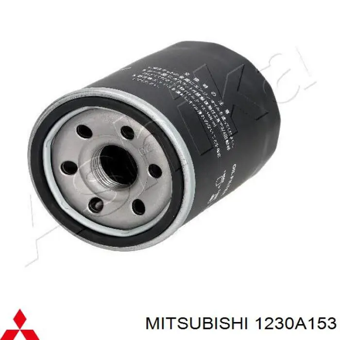 Do koszyka 1230A153 Mitsubishi Filtr oleju