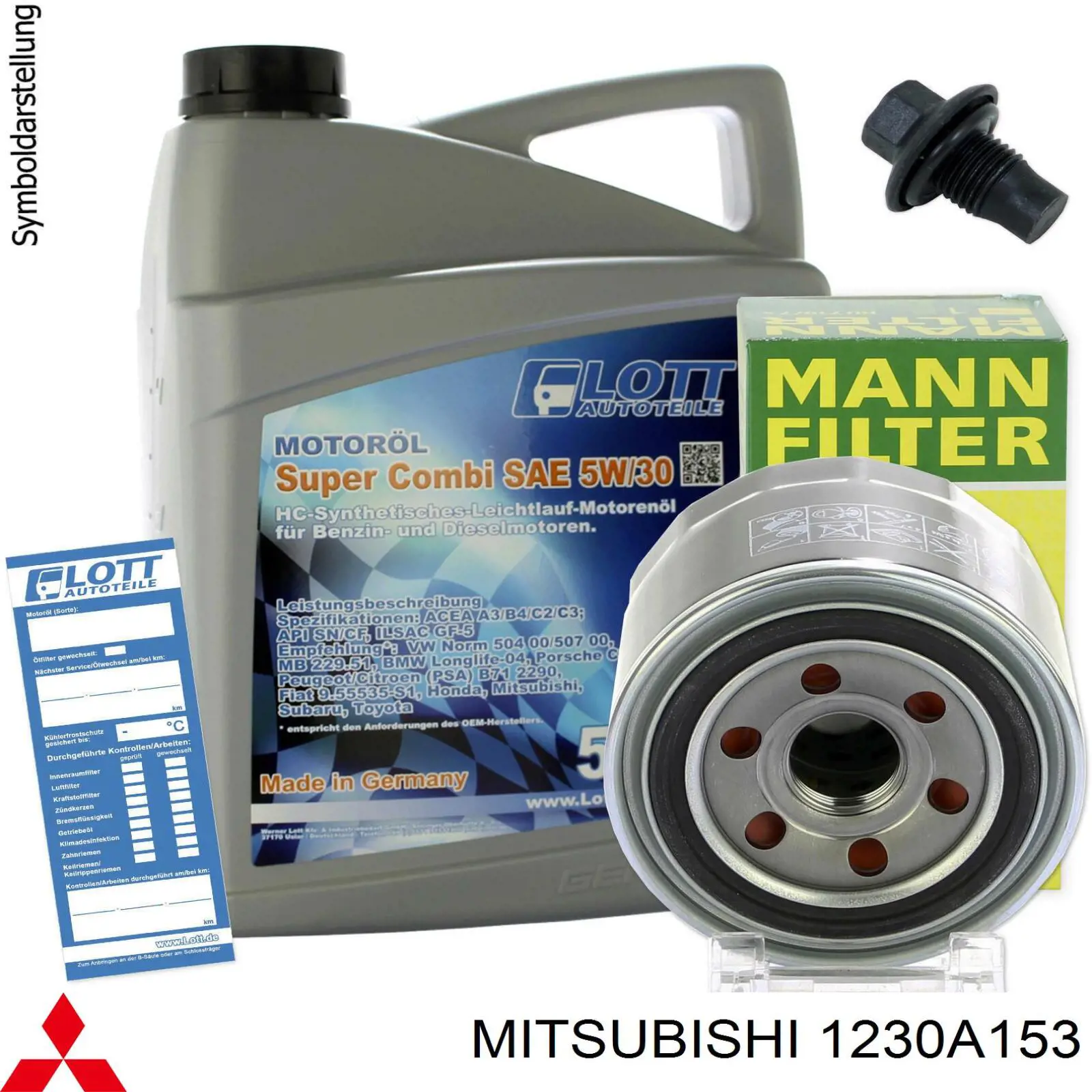 Filtr oleju 1230A153 Mitsubishi