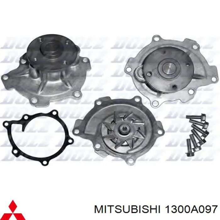 Pompa chłodząca wodna Mitsubishi 1300A097 cena, od 44,08 USD