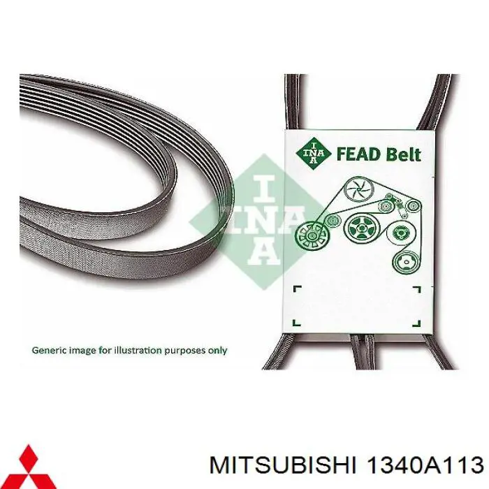 Do koszyka 1340A113 Mitsubishi Pas napędowy mechanizmów