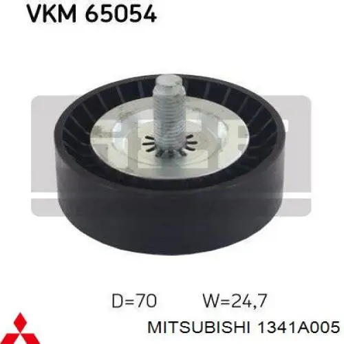Rolka prowadząca, kierunkowa paska napędowego Mitsubishi 1341A005 cena, od 20,50 USD