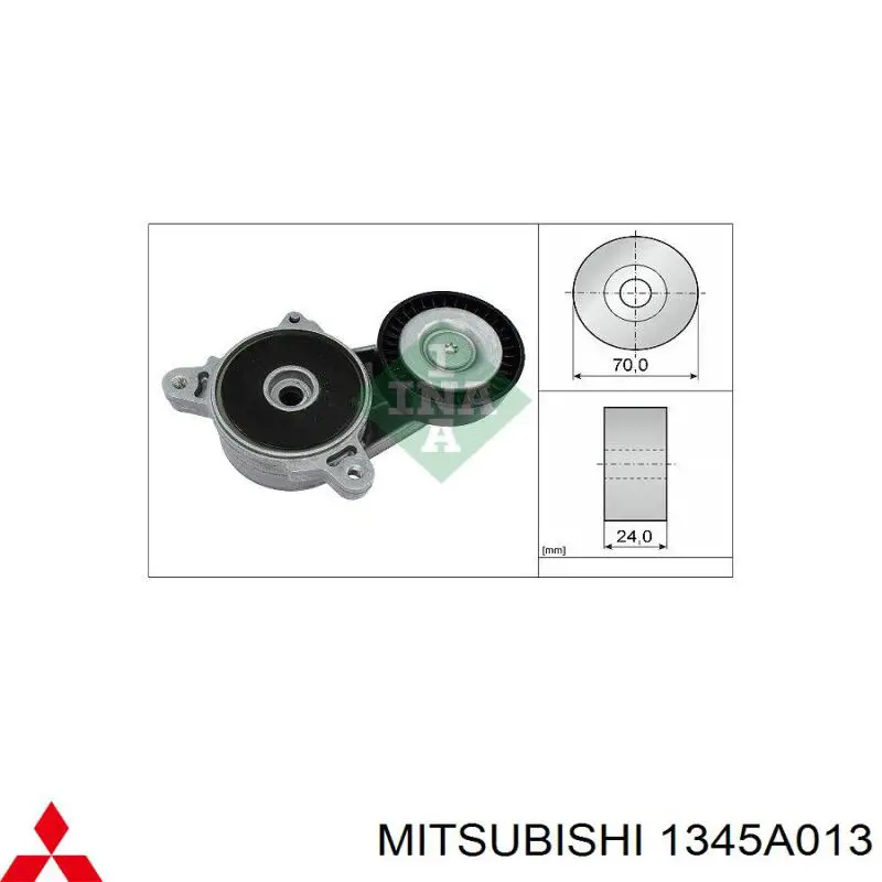 Napinacz paska napędowego 1345A013 Mitsubishi