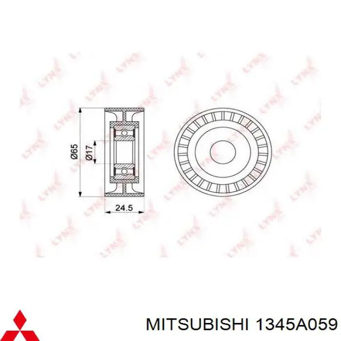 Do koszyka 1345A059 Mitsubishi Napinacz paska napędowego