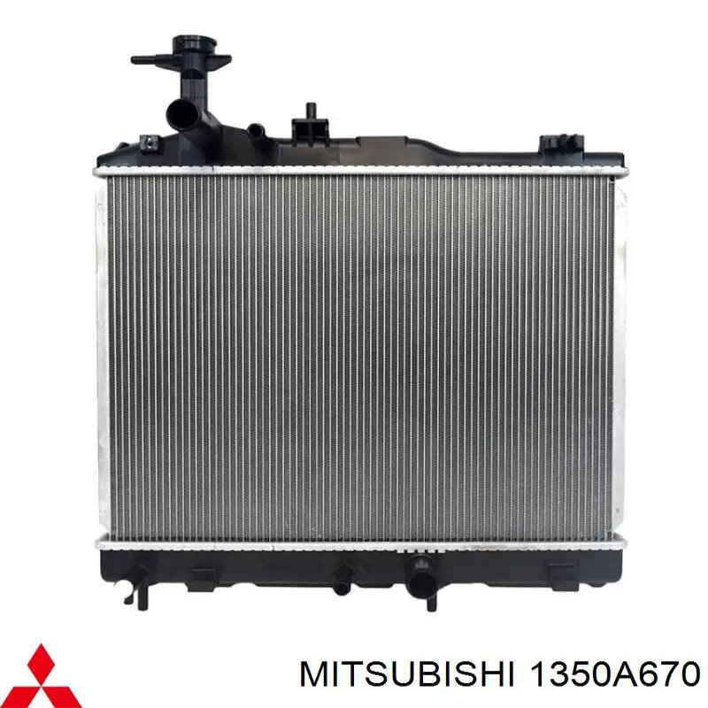 Do koszyka 1350A670 Mitsubishi Chłodnica silnika