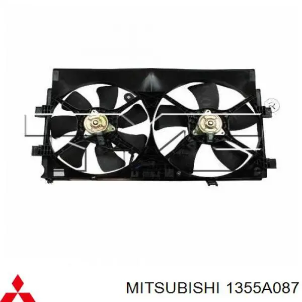 Do koszyka 1355A087 Mitsubishi Dyfuzor chłodnicy