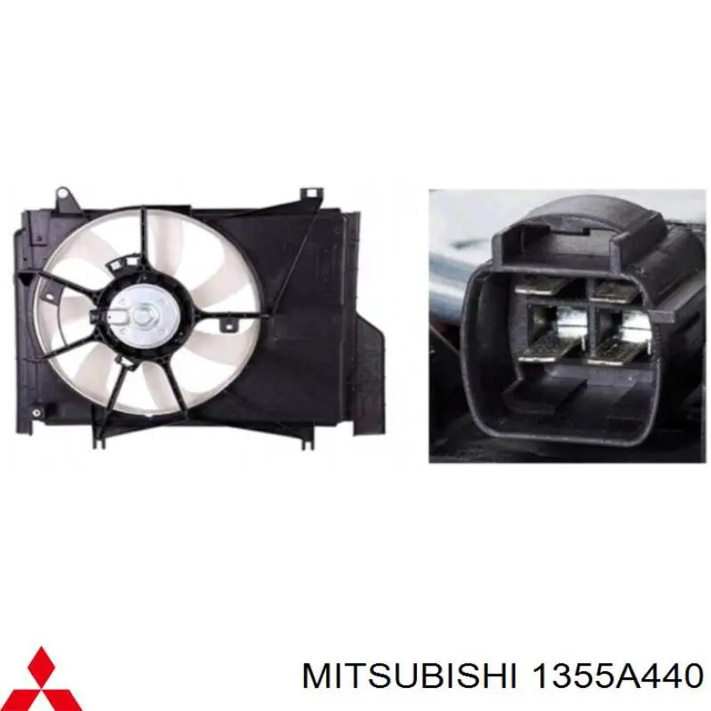 Dyfuzor chłodnicy Mitsubishi 1355A440 cena, od 49,48 USD