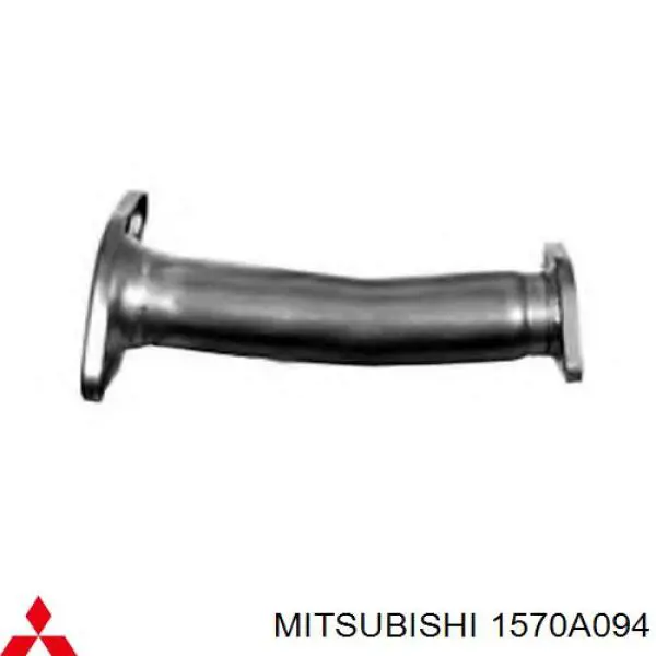 1570A094 Mitsubishi Przedni rura przyjęcia (kalesony) tłumika